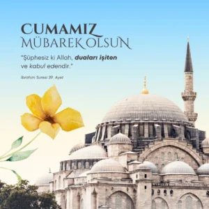 Hayırlı Cumalar - İslam Rehberi uygulaması Cuma mesajı, İbrahim Suresi 39. Ayet